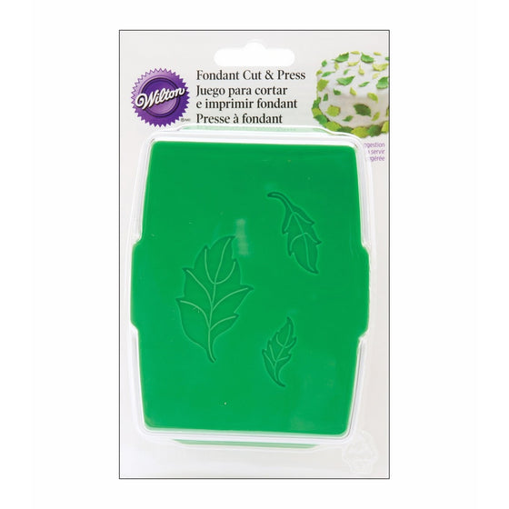 Wilton 1907-1300 Fondant Cut & Press-Rose Leaf