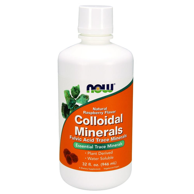 NOW Colloidal Minerals, Rasberry,32-Ounce