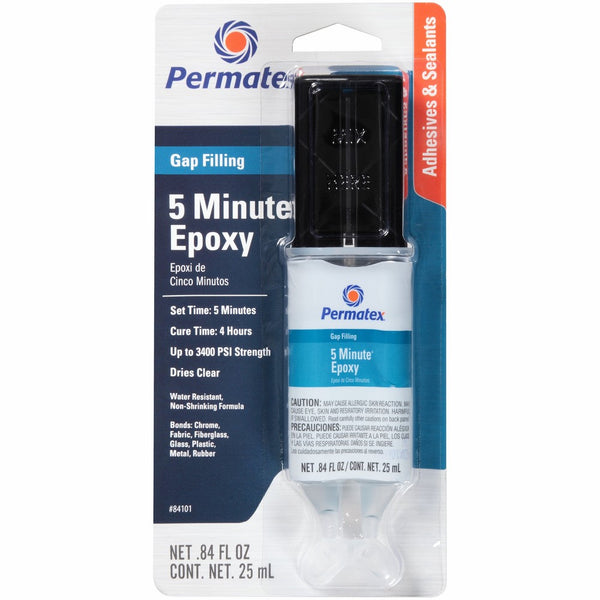 Permatex 84101 PermaPoxy 5 Minute General Purpose Epoxy, 0.84 oz.