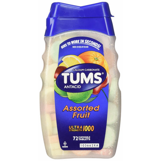 Tums Ultra Strength 1000 72 Tablets