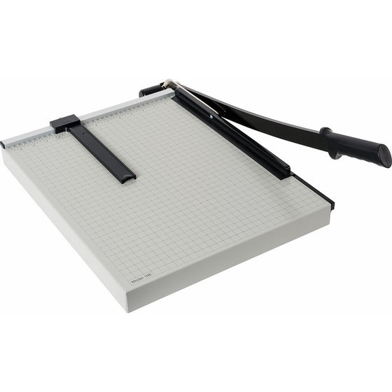 Dahle 18e Vantage Paper Trimmer, 18" Cut Length, 15 Sheet, Automatic Clamp, Adjustable Guide, Metal Base with 1/2 Gridlines, Guillotine Paper Cutter