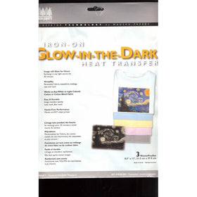 Iron-on Glow in the Dark Heat Transfer