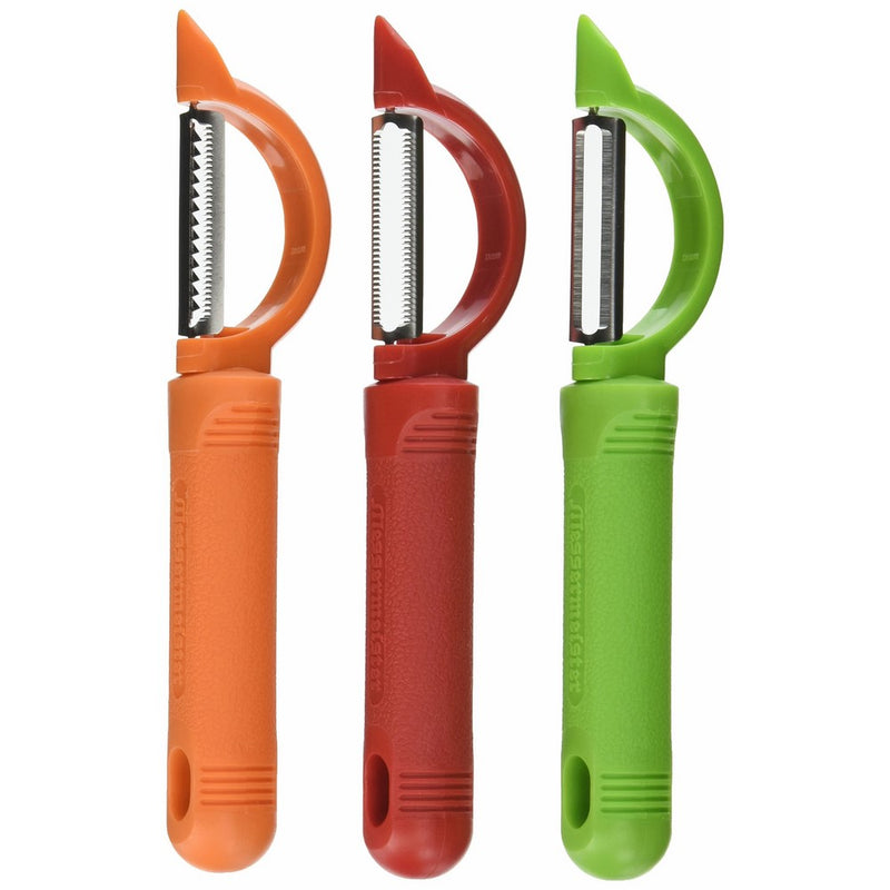 Messermeister 3-Piece Pro-Touch Peeler Trio Set
