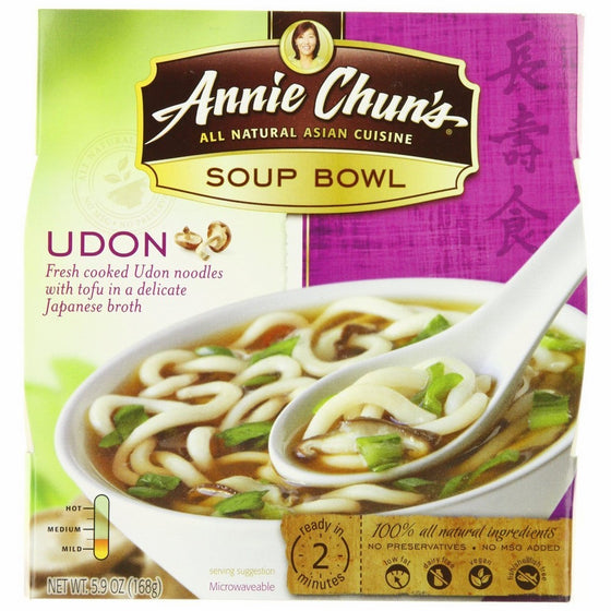 Annie Chun's Udon Soup Noodle Bowl, 5.9 Ounce (Pack of 6)