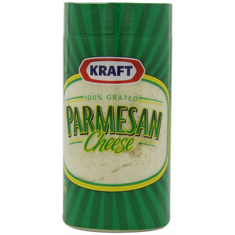 Kraft Grated Parmesan, 8 Ounce Cannister (Pack of 12)