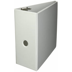 Business Source 28445 5-Inch Slant Ring View Binder - White