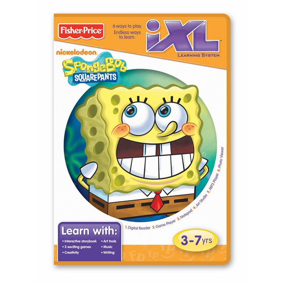 Nickelodeon Fisher-Price iXL Learning System Software Spongebob Squarepants