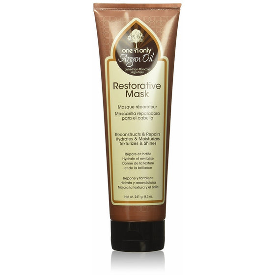 one 'n only Argan Oil Restorative Mask Derived from Moroccan Argan Trees, 8.5 Ounce