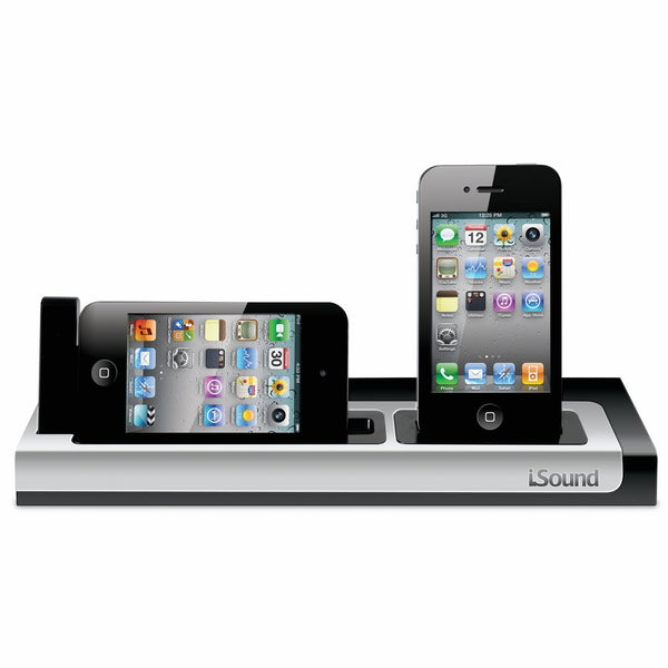 i.Sound Power View Charging Station for iPod and iPhone (Black/Silver)