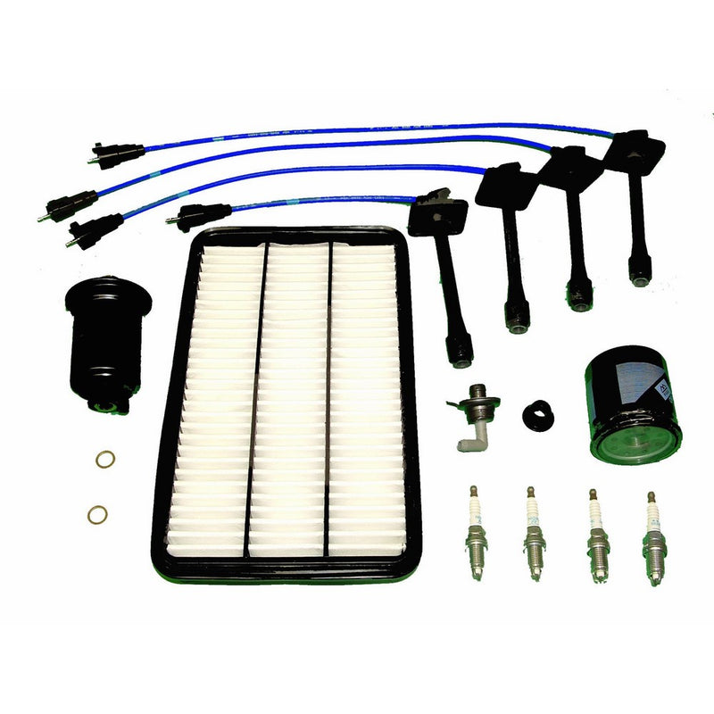TBK Tune Up Kit Toyota Camry 1997 to 2001 4 Cyl. 5SFE Includes Air Filter Oil Filter Fuel Filter PCV Valve and Grommet NGK Platinum Plugs and NGK Wires