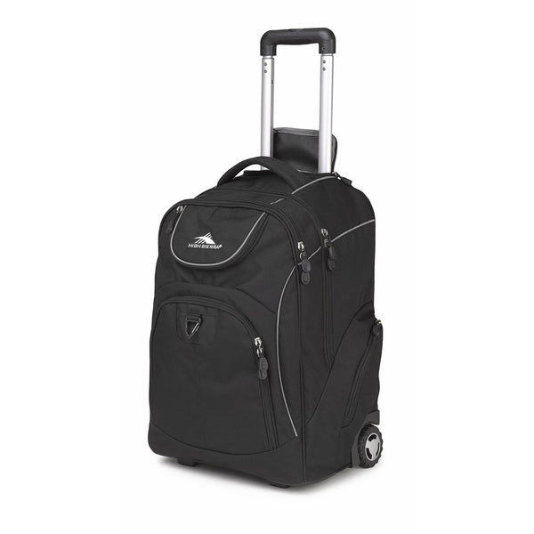 High Sierra Powerglide Wheeled Laptop Backpack, Black