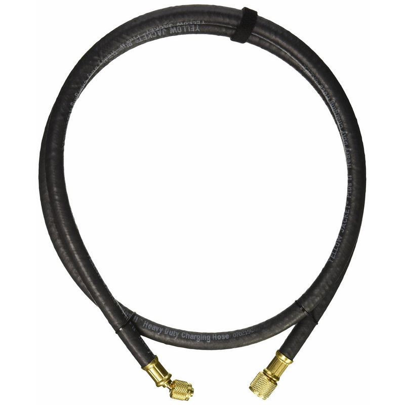 Yellow Jacket 16272 PLUS II 3/8" Heavy Duty Charging Hose, 3/8" Flare x 1/4" Flare, 45 degree, 72"