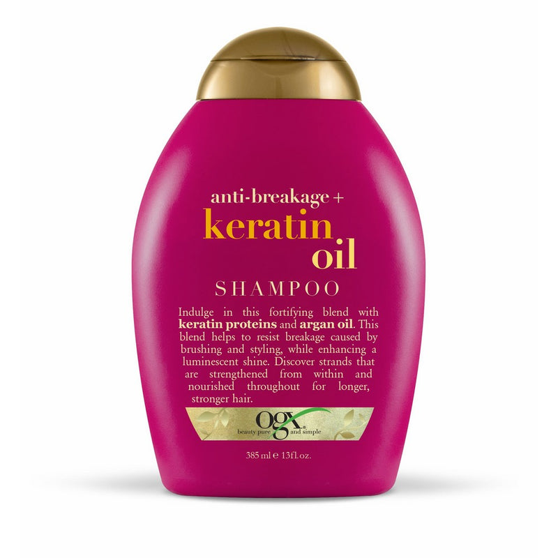 OGX Shampoo Anti-Breakage  Keratin Oil, 13 oz, Blended With Keratin Proteins and Argan Oil
