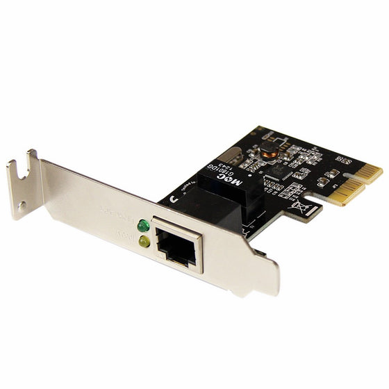 StarTech.com Low Profile 1-Port PCI Express PCIe Gigabit NIC Server Adapter Network Card (ST1000SPEX2L)