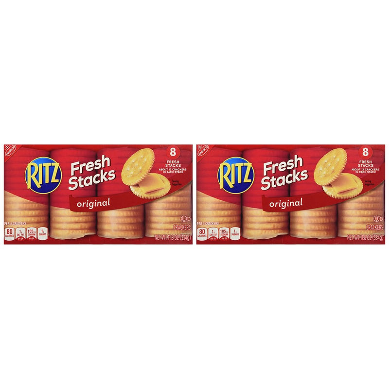 Nabisco Ritz Fresh Stacks (2 Pack) 8 Fresh Stacks Per Box