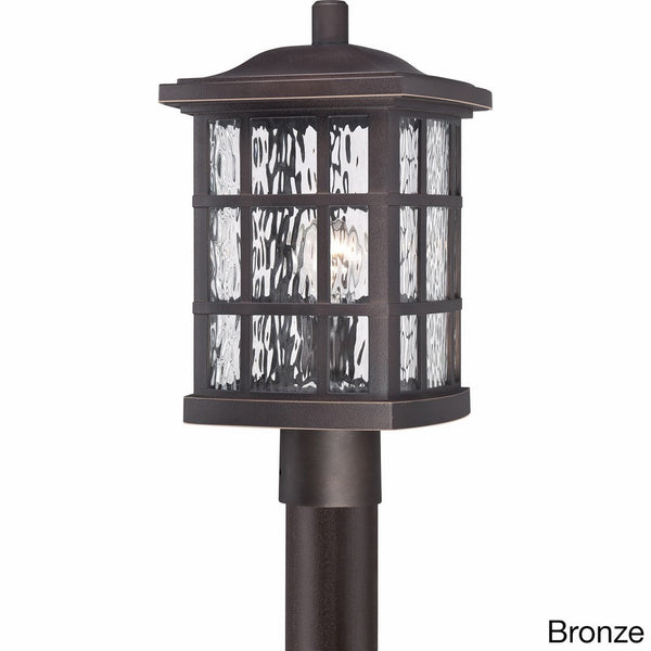 Quoizel SNN9009PN Stonington 1-Light Outdoor Lantern, Palladian Bronze