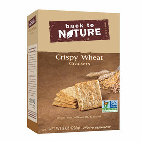 Back to Nature Non-GMO Crackers, Crispy Wheat, 8 Ounce