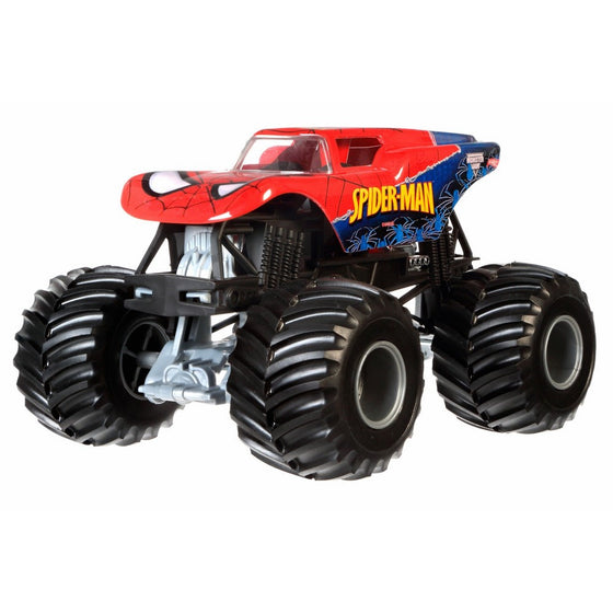 Hot Wheels Monster Jam 1:24 Die-Cast Spider-Man Vehicle