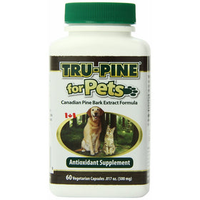 Essiac International Tru-Pine for Pets, 60 Capsules