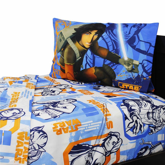 Star Wars Rebels Microfiber 3 Piece Twin Sheet Set