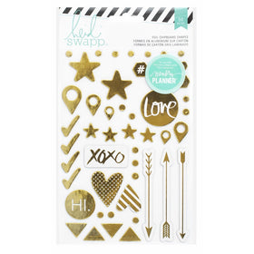 Heidi Swapp Hello Beautiful Foil Chipboard Shapes