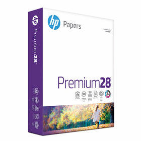 HP Printer Paper, Premium28, 8.5 x 11, Letter, 28 lb, 100 Bright, 500 Sheets/1 Ream (205200R) Made In The USA