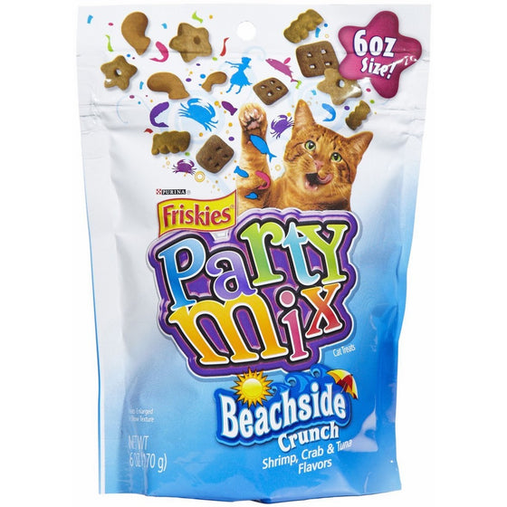 Friskies Party Mix - Shrimp, Crab & Tuna - Beachside Crunch - 2.1oz