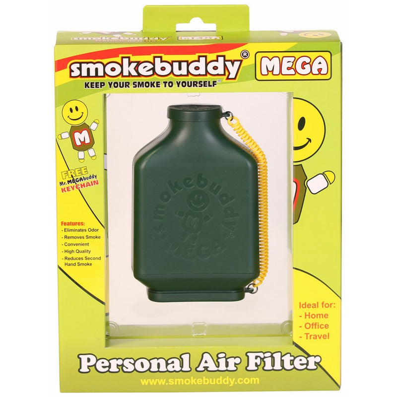 Smoke Buddy 0161-GRN Mega Personal Air Filter, Green
