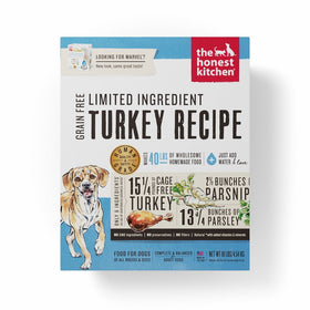 Honest Kitchen The Limited Ingredient Turkey Dog Food Recipe, 10 lb box - Marvel