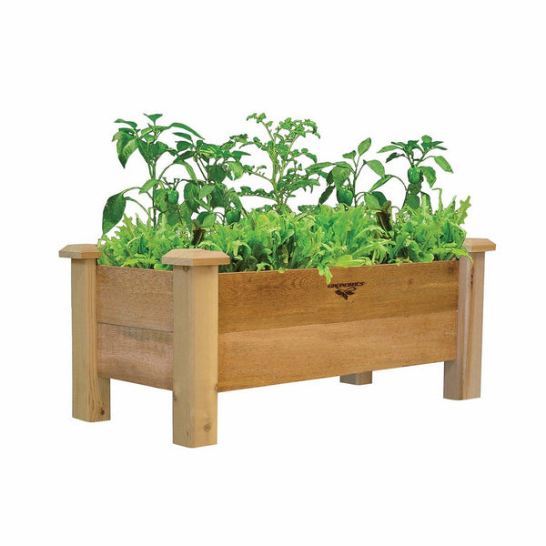 Gronomics Rustic Planter Box, 18 by 34 by 19"