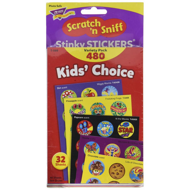 Kids' Choice Stinky Stickers Variety Pack