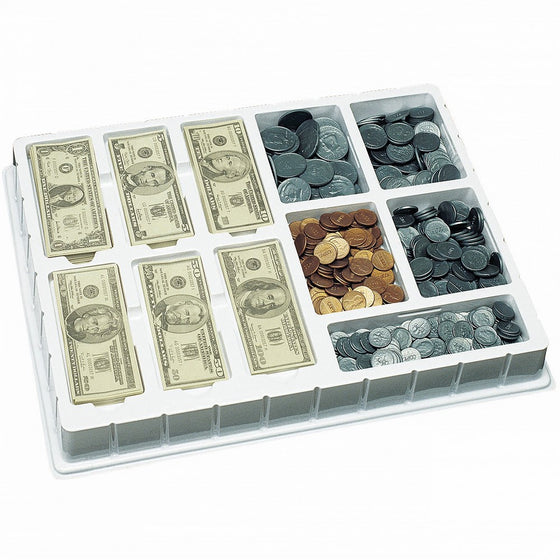 Educational Insights Play Money Coins & Bills Deluxe Set