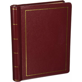 Wilson Jones Minute Book, Binder Only, Letter Size, 250 Page Capacity, Imitation Leather, Red (W396-11)
