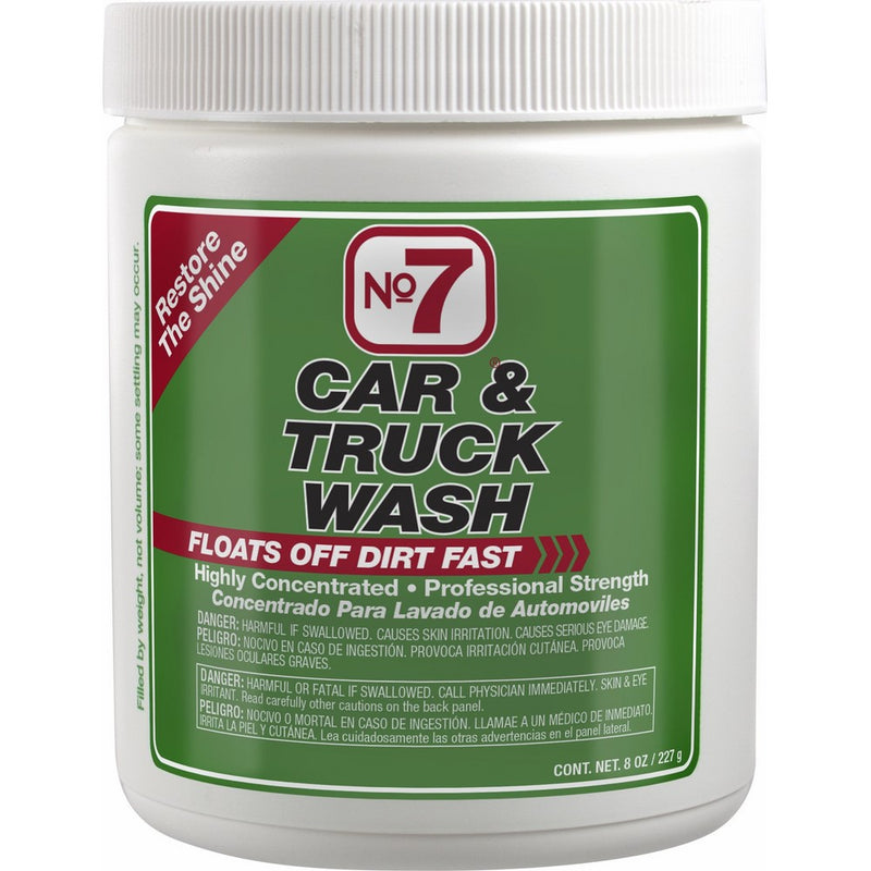 No7 Car & Truck Wash: Concentrated Powder, 8 oz Can