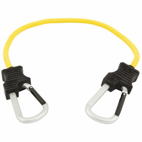 Keeper 06152 24" Super Duty Bungee Cord with Carabiner Hook (Yellow)