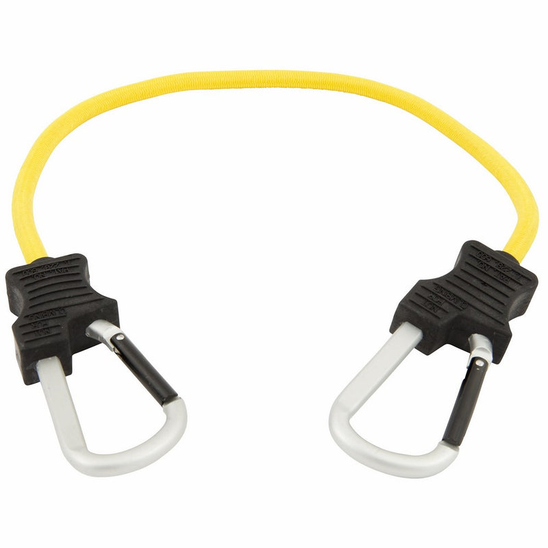 Keeper 06152 24" Super Duty Bungee Cord with Carabiner Hook (Yellow)