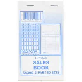 Rediform Sales Order Book, Carbon, 2 Part, 3.375 x 5 Inches, 50 Forms (5A200)