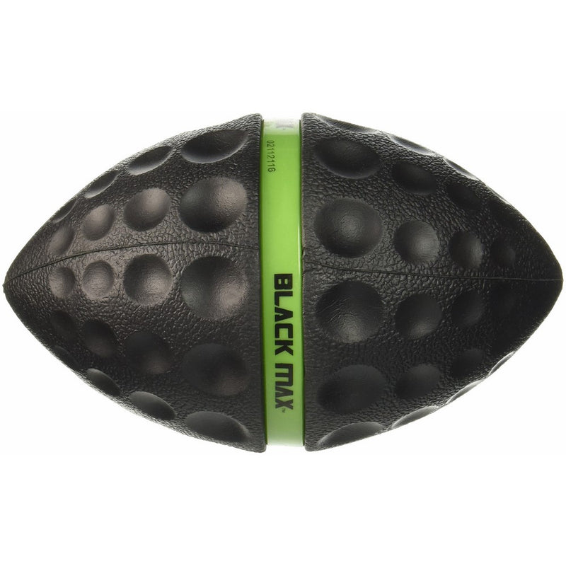 Diggin Black Max Football Toy, Black and Green