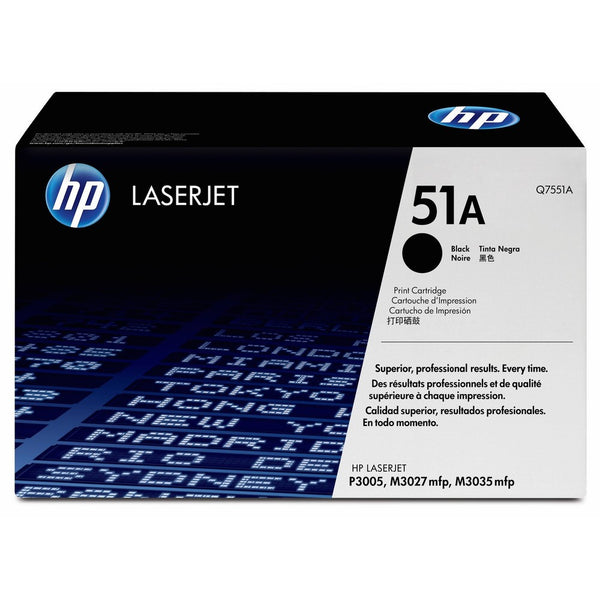 HP 51A (Q7551A) Black Original Toner Cartridge for HP LaserJet P3005 M3035 M3027