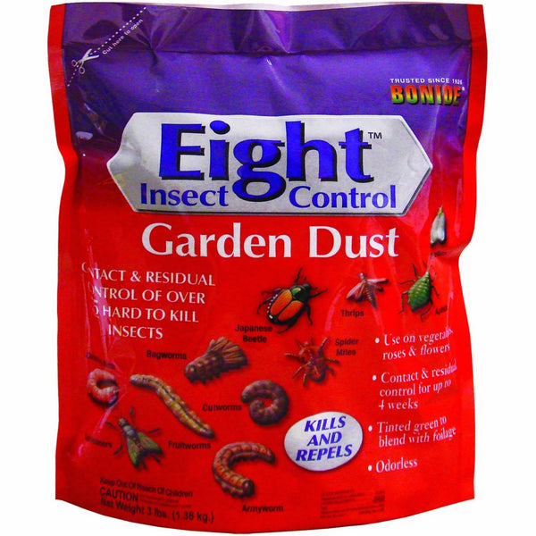 Bonide 78630 Eight Insect Control Garden Dust Pest Control, 3-Pounds