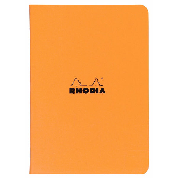 Rhodia Staplebound Orange Lined Notebook 8 1/4 X 11 ¾