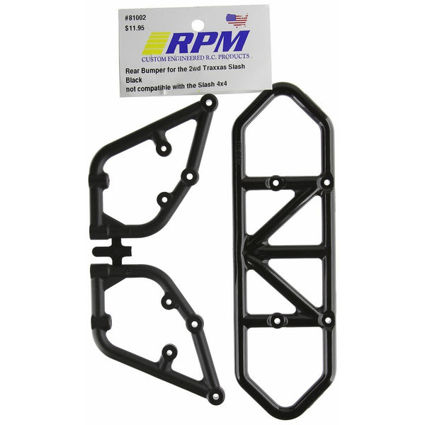 RPM 81002 Rear Bumper Black Slash