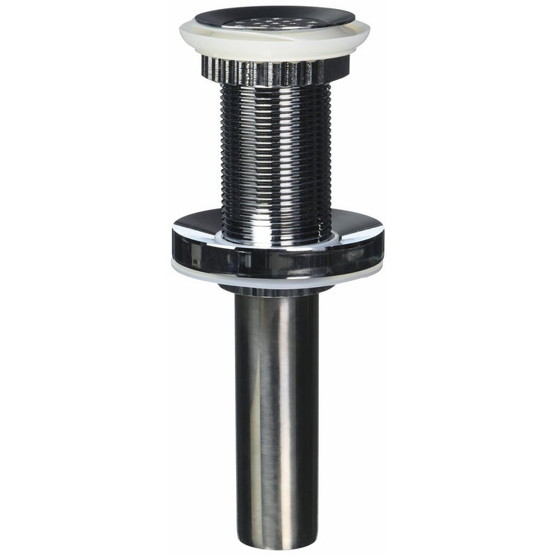 Kraus PU-12-MR-1CH Grid Style Drain and Mounting Ring Chrome