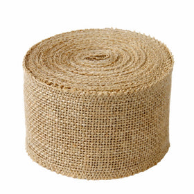Creative Wide Burlap Fabric Craft Ribbon On Spool, 10 yd.