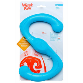West Paw Zogoflex Bumi Interactive Tug of War Durable Dog Play Toy, 100% Guaranteed Tough, It Floats!, Made in USA, Large, Aqua