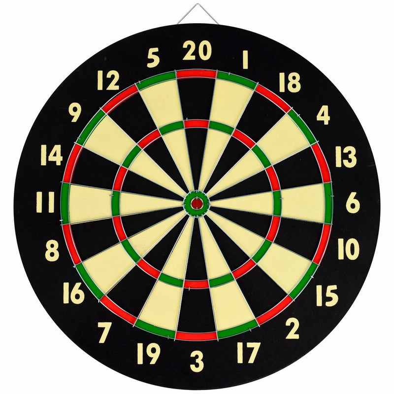 Hey! Play! 15-DG5218 TG Dart Game Set With 6 Darts and Board Dart Board
