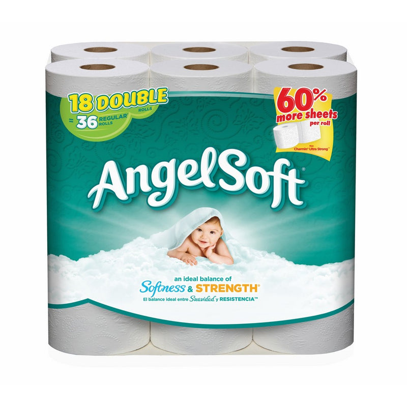 Angel Soft Bath Tissue, 18 Double Rolls