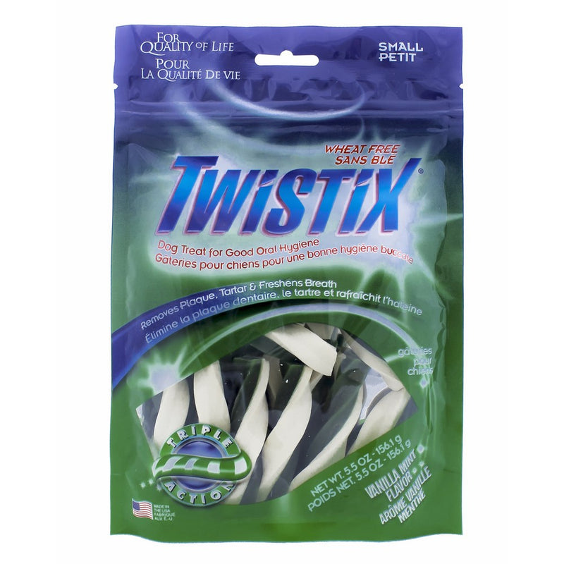 Twistix 5.5-Ounce Original Dental Chew Treats for Dogs, Small, Vanilla Mint Flavor