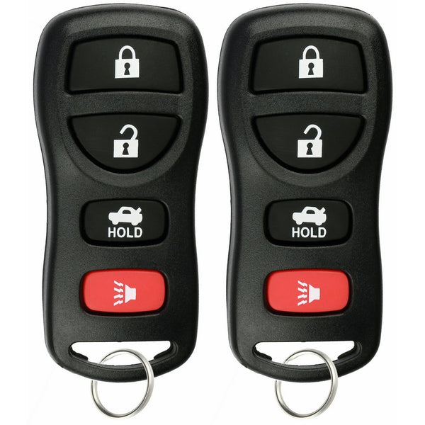 KeylessOption Keyless Entry Remote Control Car Key Fob Replacement for KBRASTU15 (Pack of 2)