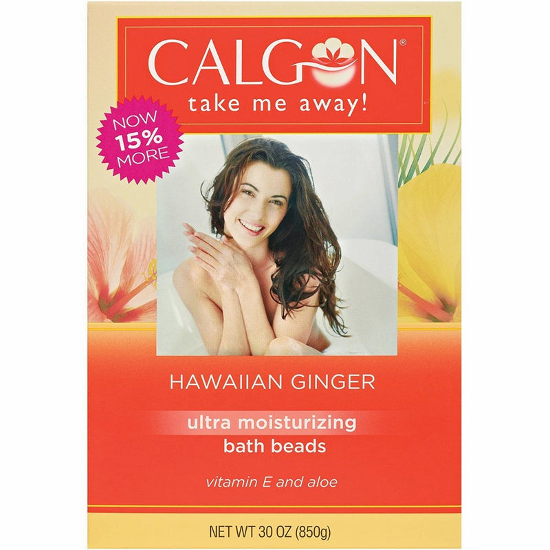 Calgon Ultra-Moisturizing Bath Beads (Hawaiian Ginger, 30-Ounce)